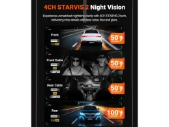 VANTRUE N5S 4-kanaals dashcam
