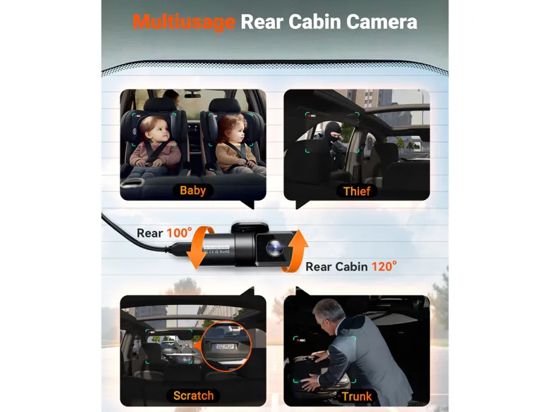 VANTRUE N5S 4-kanaals dashcam