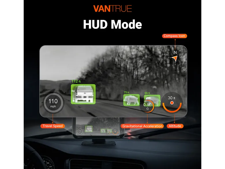 Vantrue Pilot 2 Thermal System Dashcam