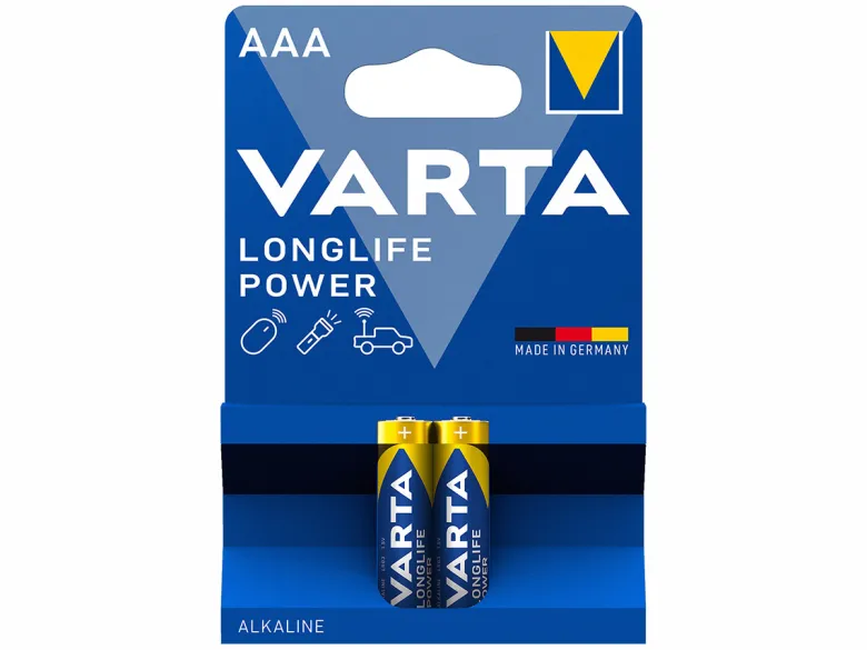 Varta Longlife Power AAA batterijen - 2 stuks