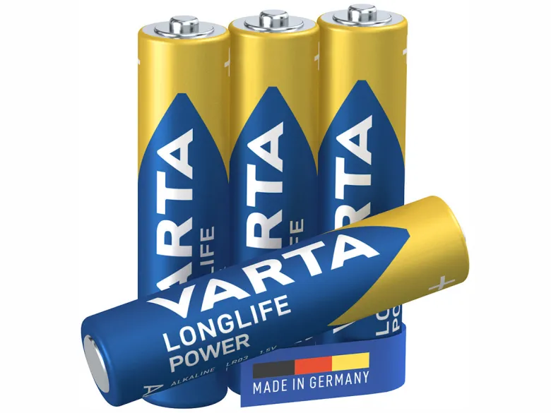 Varta Longlife Power AAA batterijen - 4 stuks