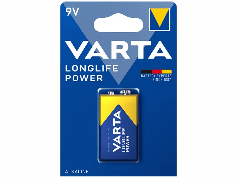 Varta Longlife Power 9V batterij