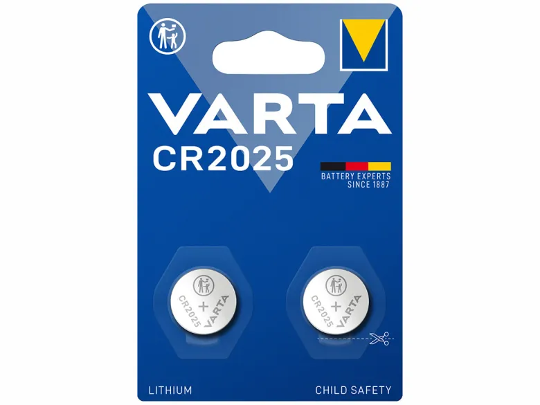 Varta 2x CR2025 Lithium knoopcelbatterijen