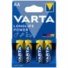 Varta 4x Longlife Power AA batterijen