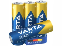 Varta 4x Longlife Power AA batterijen