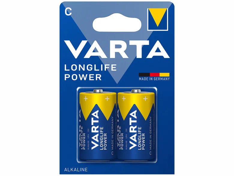 Varta 2x Longlife Power C batterijen