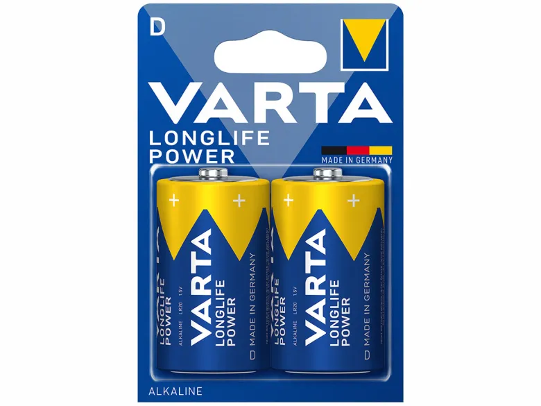 Varta 2x Longlife Power D batterijen