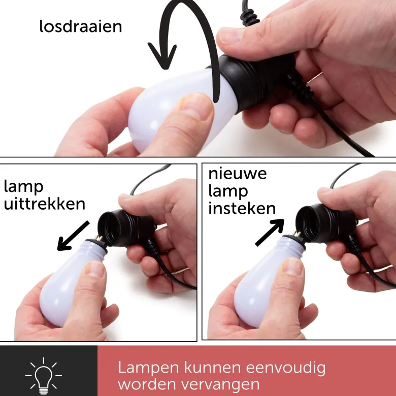 Vellight V-TUYA-15-WWCW slimme lichtslinger - 15 meter