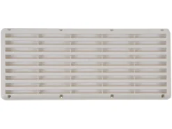 Ventilatierooster voorzien van gaas