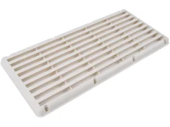 Ventilatierooster voorzien van gaas