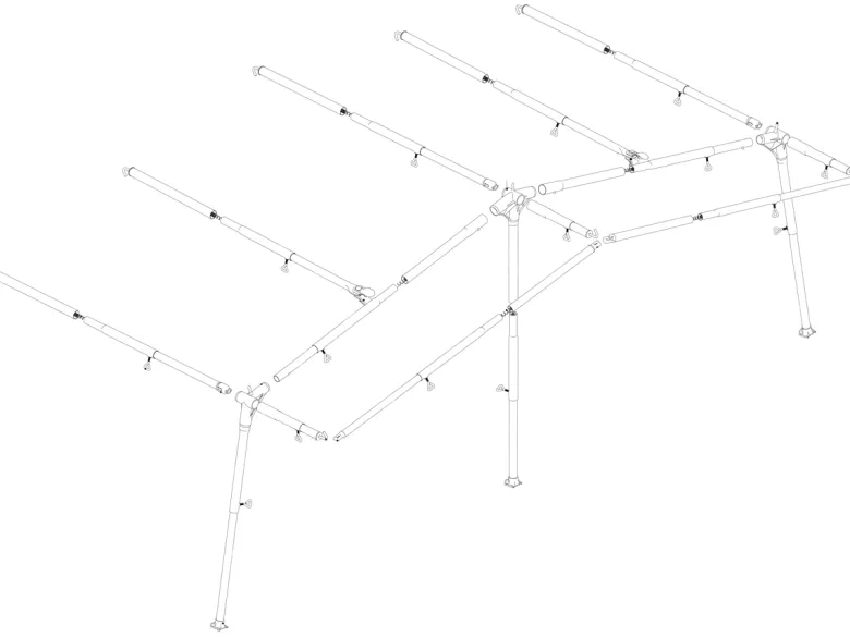Ventura Standard 250 Prenox G18 voortentframe