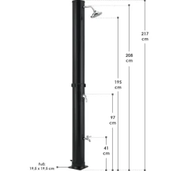 Victoria 35 liter solardouche