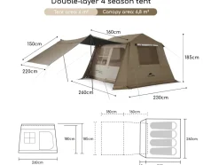 Village 6.0 Automatic 4-persoons tent