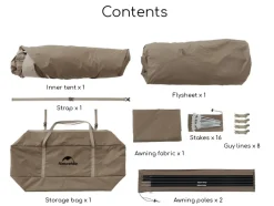 Village 6.0 Automatic 4-persoons tent