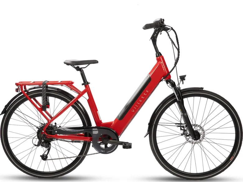 Villette L' Amant e-bike 13Ah elektrische damesfiets - Red