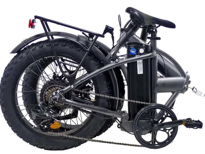 Villette le Gros E-vouwfiets 13Ah 7sp 20 inch Dark Grey