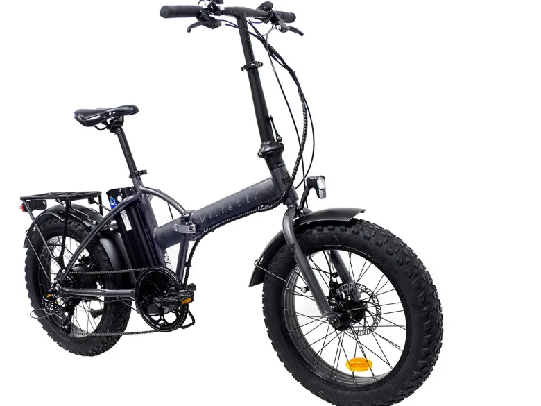 Villette le Gros E-vouwfiets 13Ah 7sp 20 inch Dark Grey