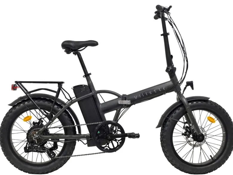 Villette le Gros E-vouwfiets 13Ah 7sp 20 inch Dark Grey