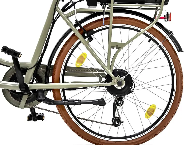 Villette Vintage retro elektrische fiets - Green