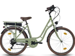 Villette Vintage retro elektrische fiets - Green