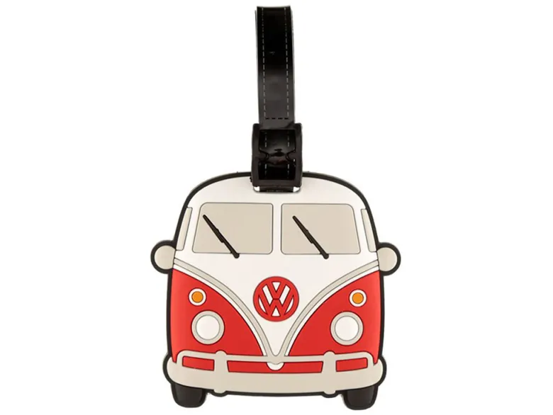 Volkswagen T1 kofferlabel - Red