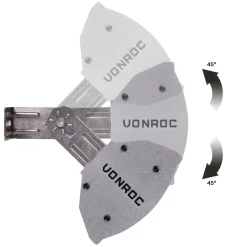 VONROC Marsili 2000 watt heater met afstandsbediening