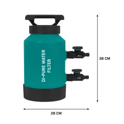 VONROC 1,8m telescopische wasborstelset met DI-Puurwaterfilter