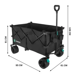 Vonroc opvouwbare XL bolderkar - 80 kg