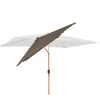 VONROC Premium Rapallo 200 x 300 cm parasol - Taupe
