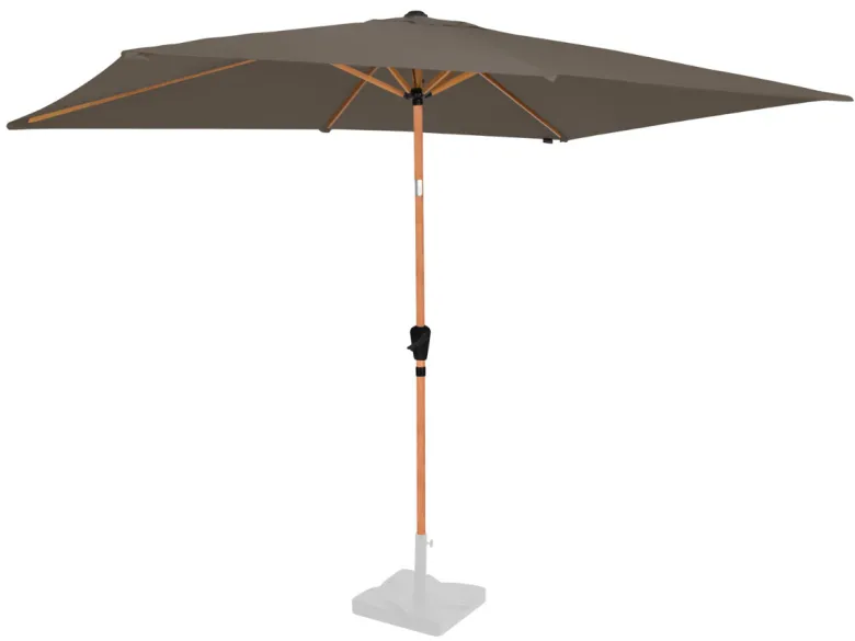 VONROC Premium Rapallo 200 x 300 cm parasol - Taupe