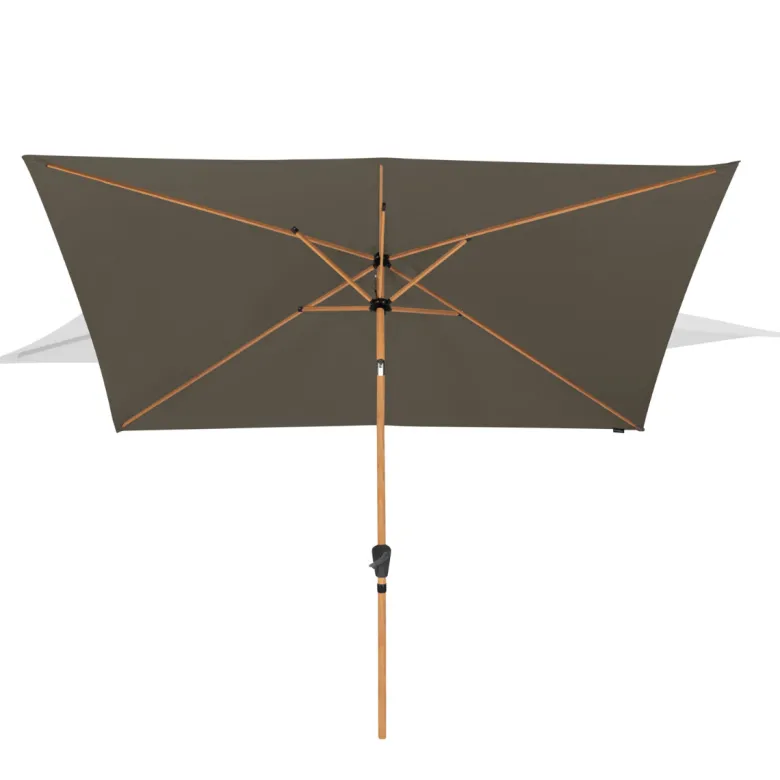 VONROC Premium Rapallo 200 x 300 cm parasol - Taupe