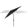 VONROC Premium Rapallo 200x300cm parasol - Black