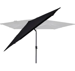 VONROC Premium Rosolina 280 x 280 cm stokparasol - Black