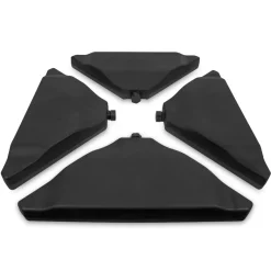 VONROC Premium vulbare parasoltegels - 4 stuks