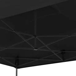 VONROC Premium 3 x 3 Easy-Up partytent met zijwanden - Black