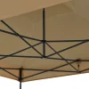 VONROC Premium 3 x 3 Easy-Up partytent met zijwanden - Beige