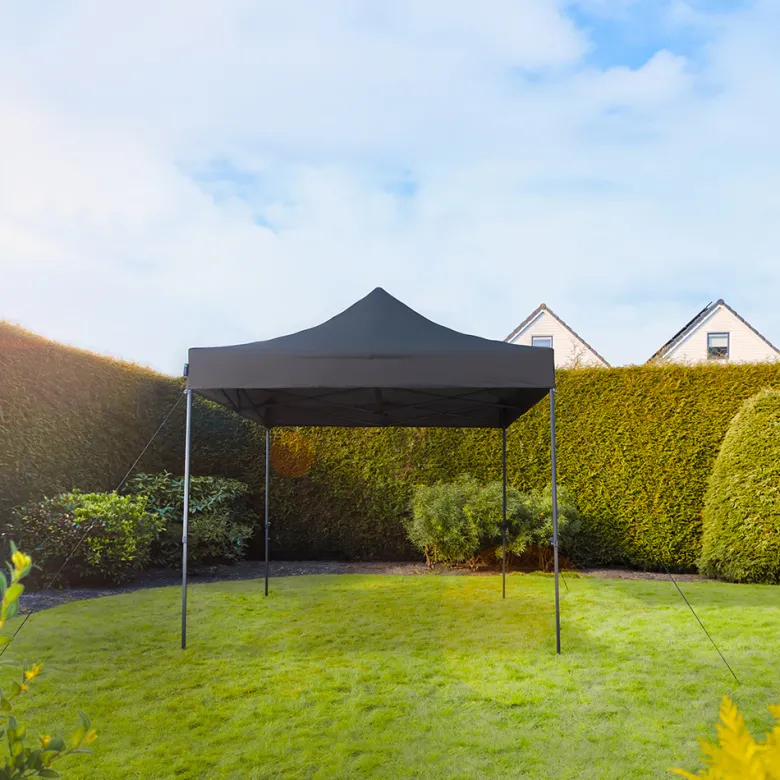 VONROC Premium 3x3m easy-up partytent - Black