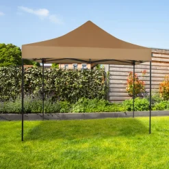 VONROC Premium 3x3m easy-up partytent - Beige