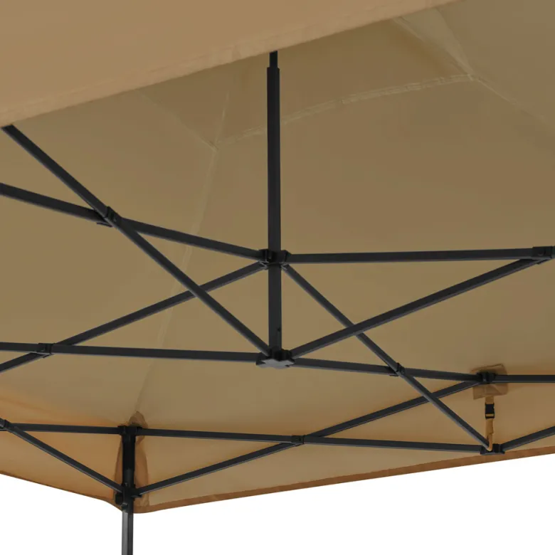 VONROC Premium 3x3m easy-up partytent - Beige