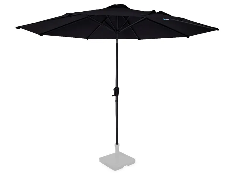 VONROC Recanati Ø300 cm Premium stokparasol - Black