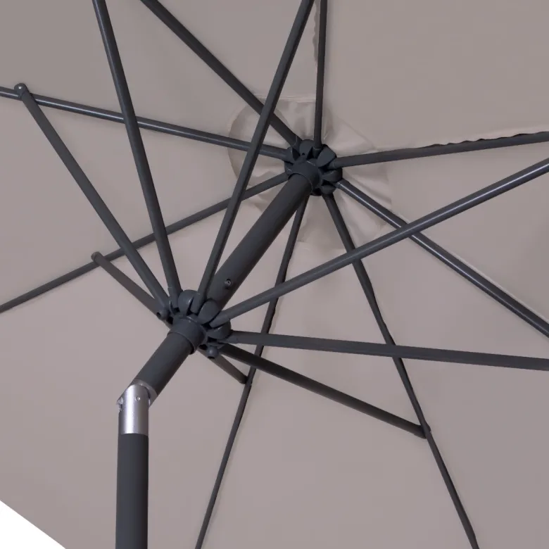 VONROC Recanati Ø300 cm Premium stokparasol - Beige