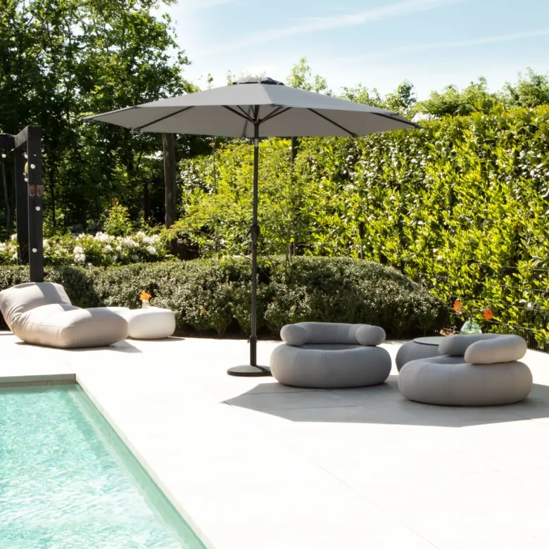 VONROC Recanati Ø300 cm Premium stokparasol - Beige