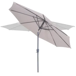 VONROC Recanati Ø300 cm Premium stokparasol - Beige