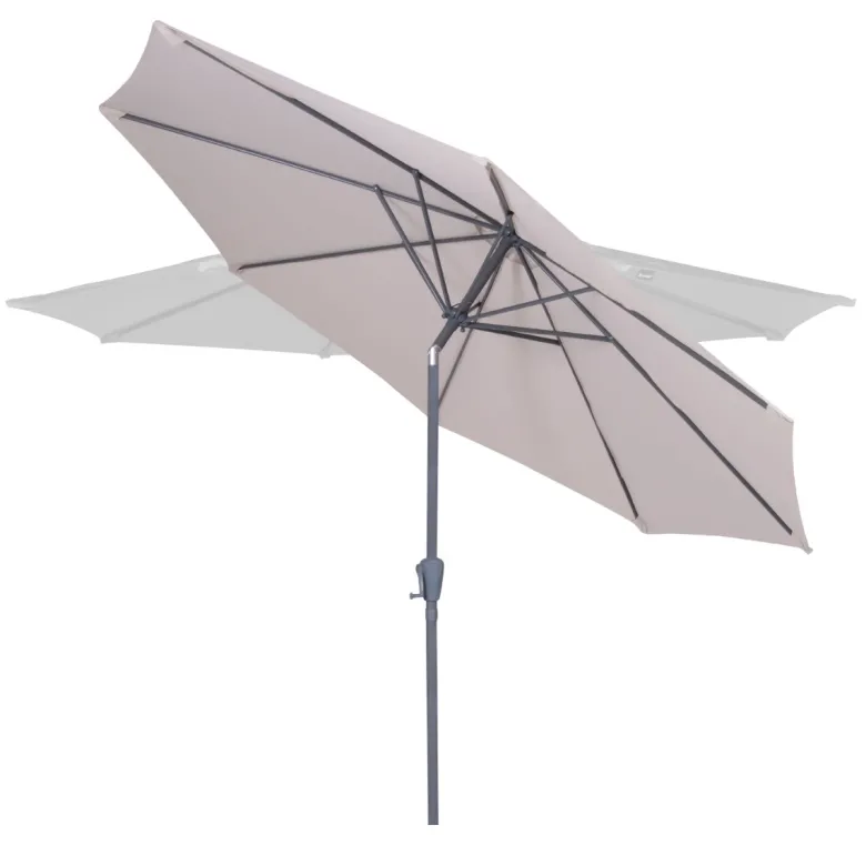 VONROC Recanati Ø300 cm Premium stokparasol - Beige
