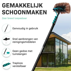 VONROC Telescopische wasborstelset - 6,5 meter