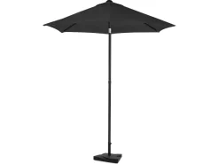 VONROC Torbole 200 cm Premium parasol inclusief voet - Black