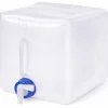 Vouwbare 10 liter watertank - transparent