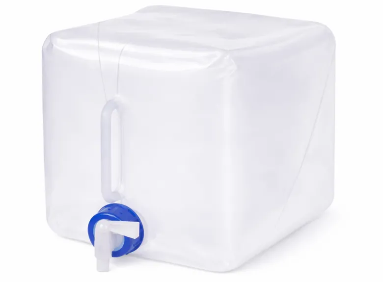 Vouwbare 10 liter watertank - transparent