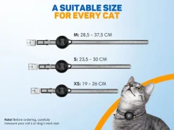 Vulpes Goods Apple AirTag kattenhalsband - Maat XS