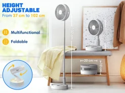 Vulpes Goods draadloze ventilator met afstandsbediening